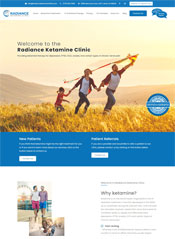 We designed and built Radiance Ketamine Clinic's website.