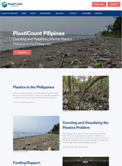 We designed and built PlastiCount Pilipinas' website and
                                    Philippines plastic data collection system.