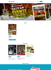 We designed and built Happenings PH's website.